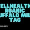 Wellhealthorganic buffalo milk tag